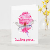 誕生日カード カード (黄色い花)