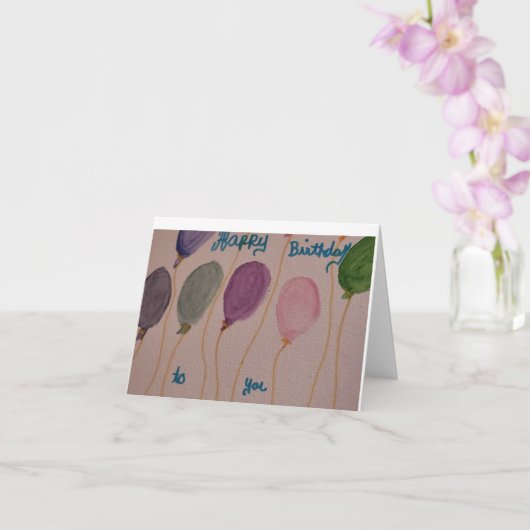 誕生日カード カード (蘭)