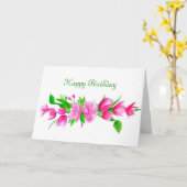 誕生日カード カード (黄色い花)