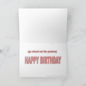 誕生日カード カード (内部)