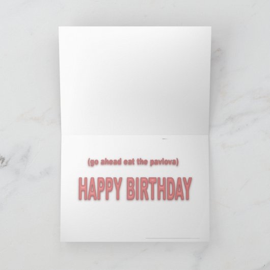 誕生日カード カード (内部)