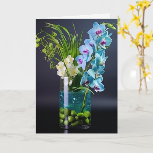 誕生日カード カード (黄色い花)