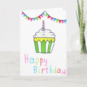 誕生日カード カード (正面)