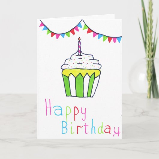 誕生日カード カード (正面)