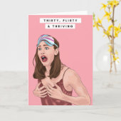 誕生日カード カード (黄色い花)