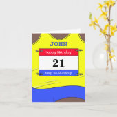 誕生日カード カード (黄色い花)