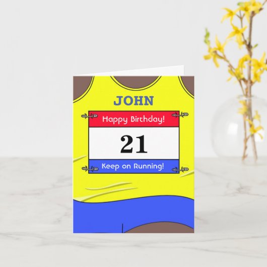 誕生日カード カード (黄色い花)