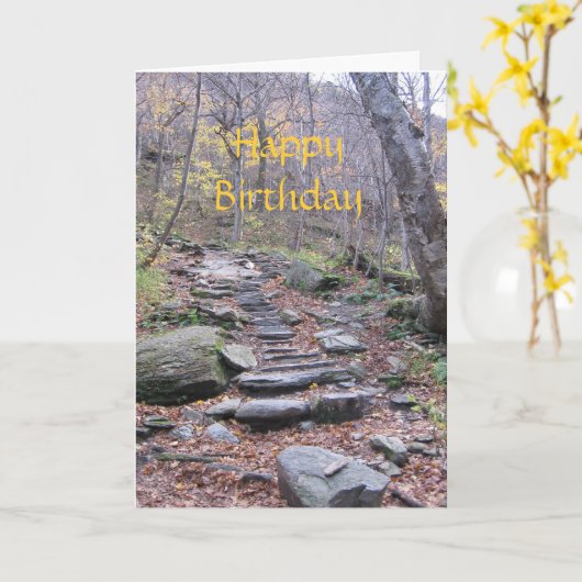 誕生日カード カード (黄色い花)