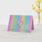 誕生日カード カード (黄色い花)