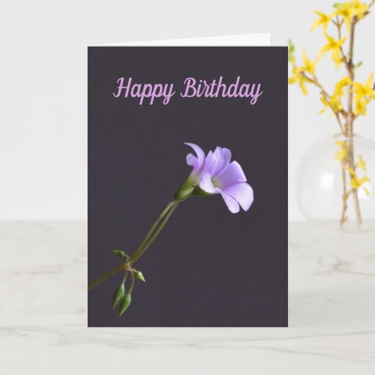 誕生日カード カード (黄色い花)