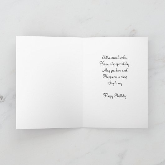 誕生日カード カード (内部)