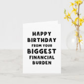 誕生日カード カード (黄色い花)