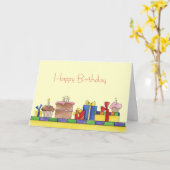 誕生日カード カード (黄色い花)