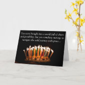 誕生日カード カード (黄色い花)