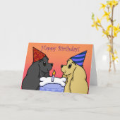 誕生日カード カード (黄色い花)