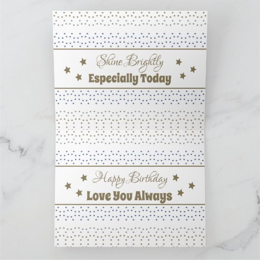 誕生日カード カード (内部)