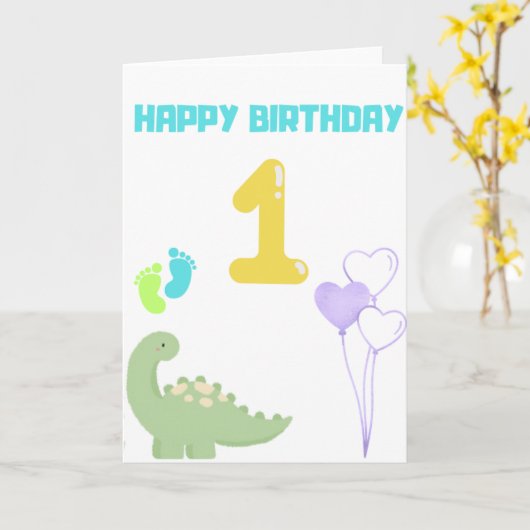 誕生日カード カード (黄色い花)