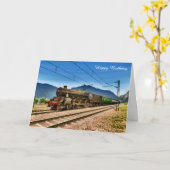 誕生日カード カード (黄色い花)