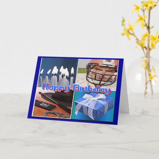 誕生日カード カード (黄色い花)