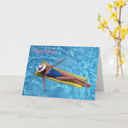 誕生日カード カード (黄色い花)