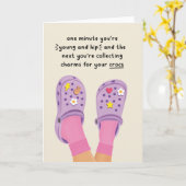 誕生日カード カード (黄色い花)