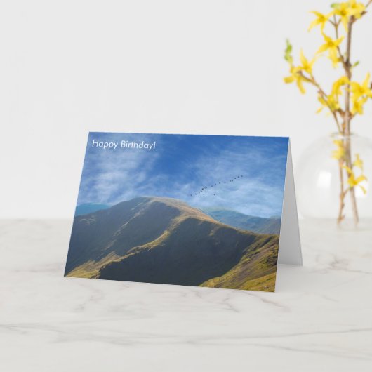 誕生日カード カード (黄色い花)