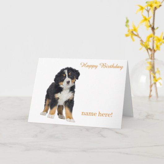 誕生日カード カード (黄色い花)