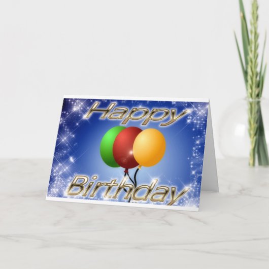 誕生日カード カード (正面)