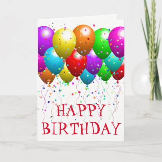 誕生日カード カード (正面)