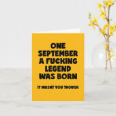 誕生日カード カード (黄色い花)