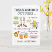 誕生日カード カード (黄色い花)