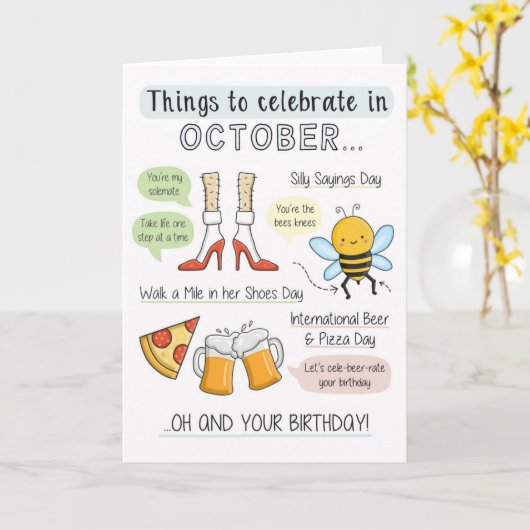 誕生日カード カード (黄色い花)