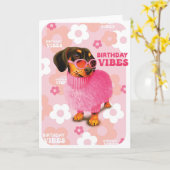 誕生日カード カード (黄色い花)