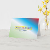 誕生日カード カード (黄色い花)