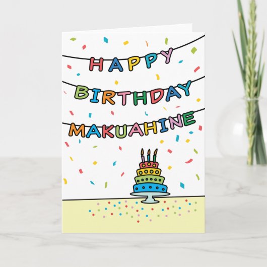 誕生日カード カード (正面)