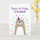 誕生日カード カード (黄色い花)