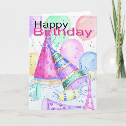 誕生日カード カード (正面)