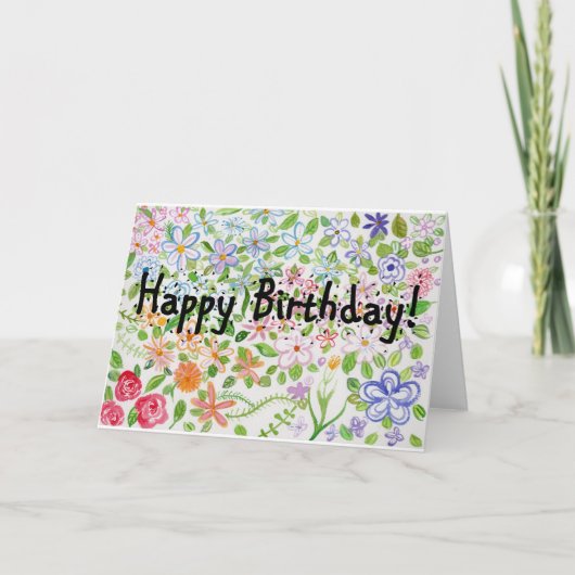 誕生日カード カード (正面)