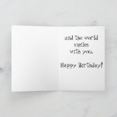 誕生日カード カード (内部)