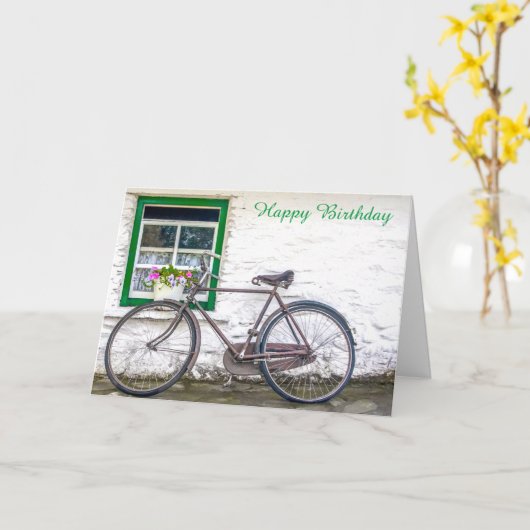 誕生日カード カード (黄色い花)