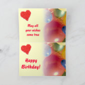 誕生日カード カード (内部)