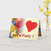 誕生日カード カード (黄色い花)