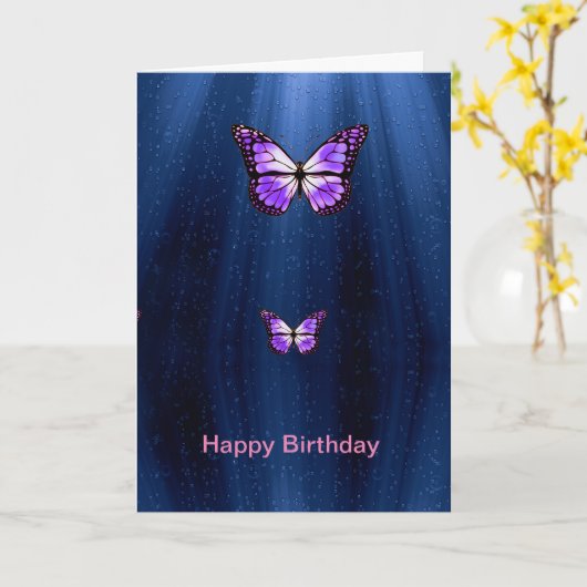 誕生日カード カード (黄色い花)