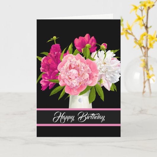 誕生日カード カード (黄色い花)