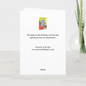 誕生日カード – ゴルフボール カード (裏面)