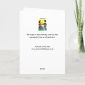 誕生日カード – ゴルフ – ボール カード (裏面)