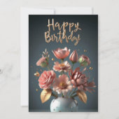 誕生日カード サンキューカード (正面)