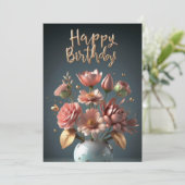 誕生日カード サンキューカード (スタンド正面)