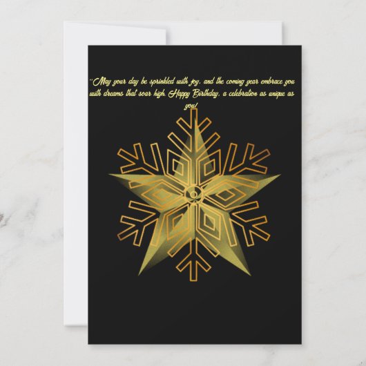 誕生日カード サンキューカード (裏面)