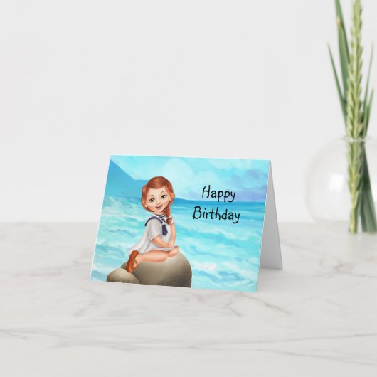 誕生日カード サンキューカード (正面)